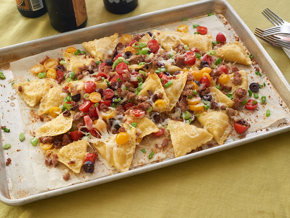 Gameday Ravioli Nachos
